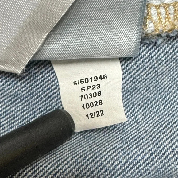 {LOFT} "Destructed Mid Rise Boot Jeans in Classic Mid Stone Wash" Stretch Denim - Picture 7 of 8